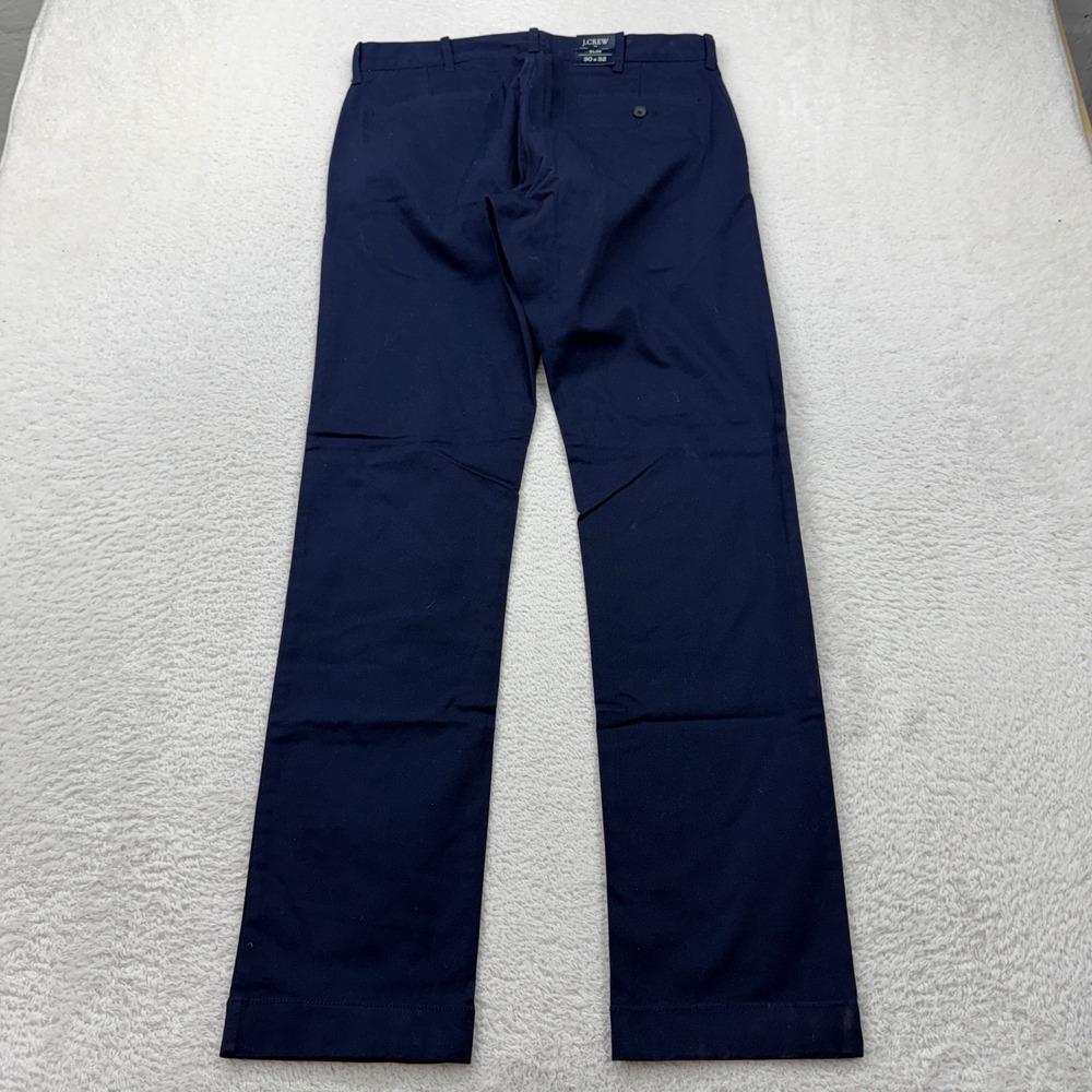 J.Crew Mens Slim Flex Chino Pants Navy Blue H3167 Size 30x32 NWT - Picture 9 of 10